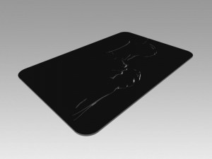 nude girl logo 3D Model