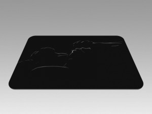 nude girl logo 3D Model