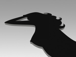 nude girl logo Modelo 3D