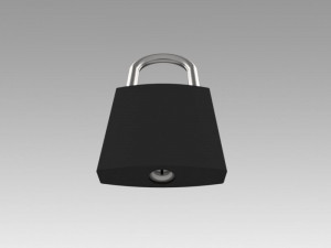 padlock Modello 3D
