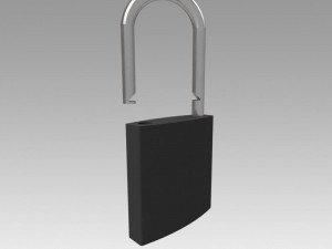 padlock Modello 3D