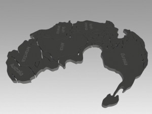 pangea Model 3D
