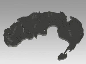 pangea 3D Model