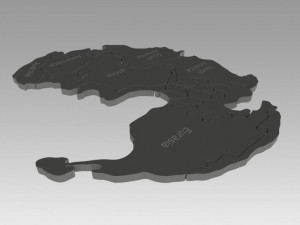 pangea Model 3D