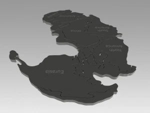 pangea 3D Model