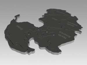 pangea Model 3D