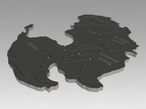 pangea 3D Model