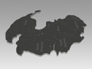 pangea Model 3D