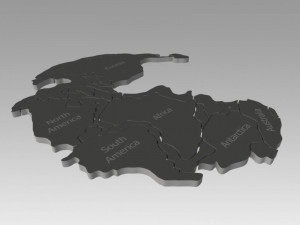 pangea Model 3D