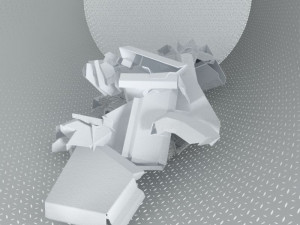 paper trash 3D 模型