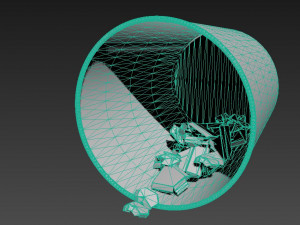 paper trash 3D 模型