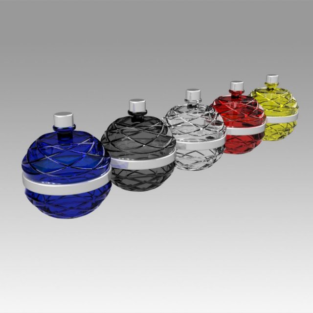 parfum bottle 3D-Modell .c4d .max .obj .3ds .fbx .stl .blend 