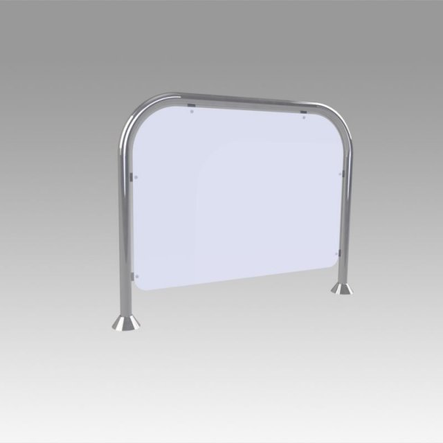 pipe fencing wall security 3D Модель .c4d .max .obj .3ds .fbx .stl .blend