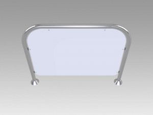 pipe fencing wall security 3D Модель