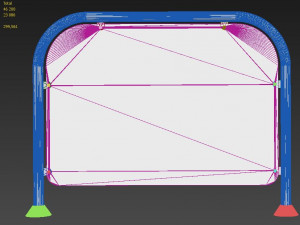 pipe fencing wall security 3D Модель