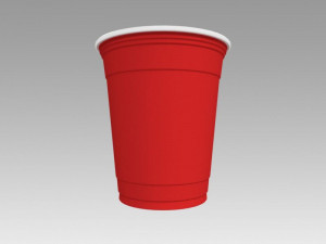 plastic cup 3D मॉडल