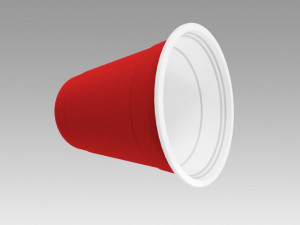 plastic cup 3D मॉडल