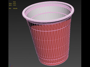 plastic cup 3D मॉडल