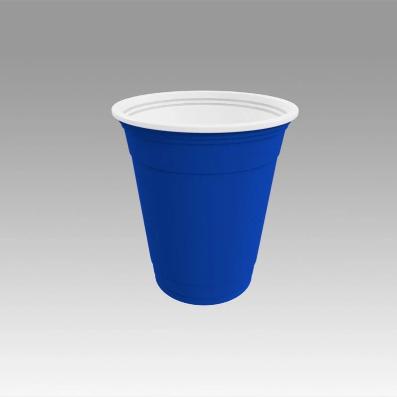 plastic cup 3D Model .c4d .max .obj .3ds .fbx .stl .blend 