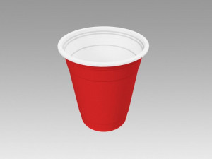 plastic cup set Model 3D