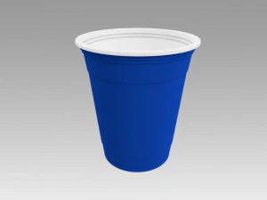 plastic cup set 3D Model