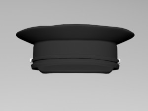 police uniform hat 3D Model
