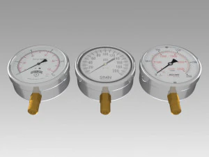 pressure gauge 3D Model