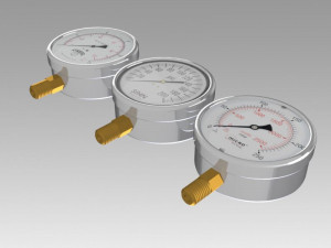 pressure gauge 3Dモデル