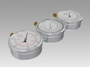 pressure gauge 3D Model
