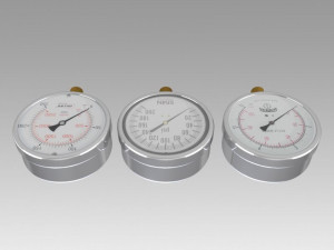 pressure gauge 3Dモデル