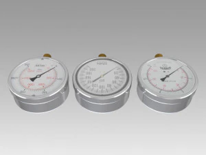 pressure gauge 3D Model