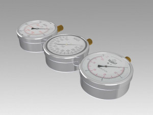 pressure gauge 3Dモデル