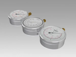pressure gauge 3D Model
