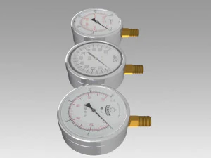 pressure gauge 3D Model