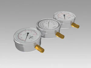 pressure gauge 3D Model