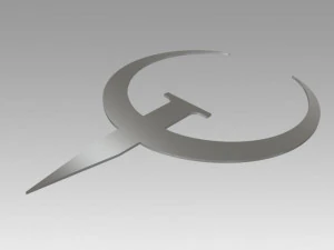 quake logo 3D Model