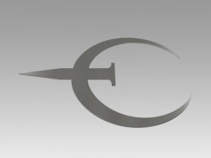 quake logo 3D Model