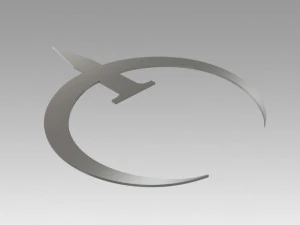 quake logo 3D Model