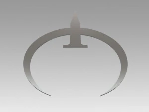 quake logo 3D Model