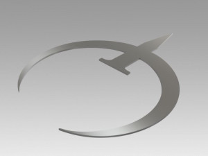 quake logo Model 3D