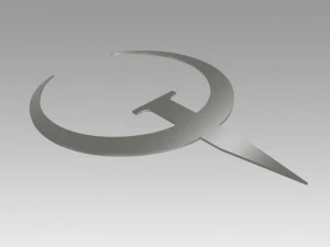 quake logo 3D Model