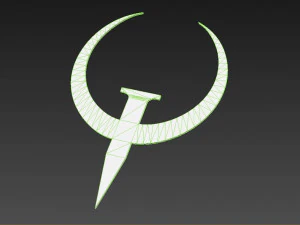 quake logo 3D Model