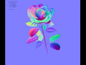 red rose Modelo 3D