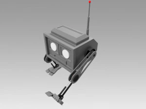 mini-robot Modello 3D