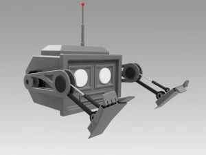 mini-robot Modello 3D