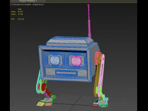 mini-robot Modello 3D