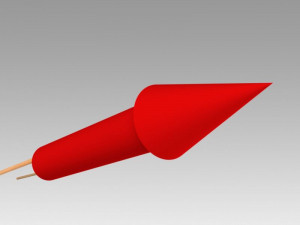 firework rocket 3D 모델