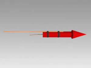 firework rocket 3D Model