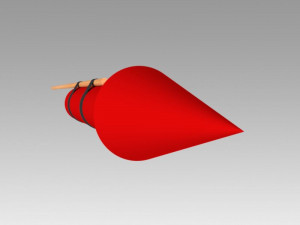 firework rocket 3Dモデル