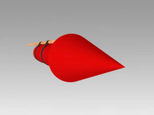 firework rocket 3D Model